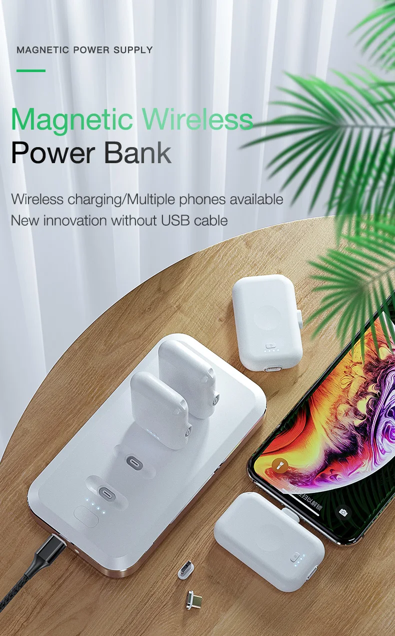 Magnetic Wireless Power Bank Portable Charger External Battery (1)