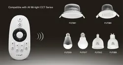Mi Light 2,4G RF 4-Zone пульт дистанционного управления двойной белый и Яркость Диммер для WW/CW Светодиодные лампы/одноцветная Светодиодная лента FUT007