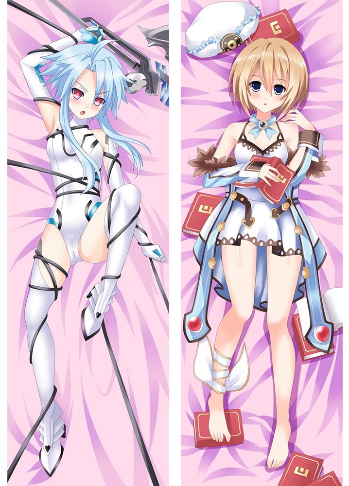 Обновленная модель March Anime Hyperdimension Neptunia Noire Black Heart Nepgear Blanc Подушка Dakimakura чехол для
