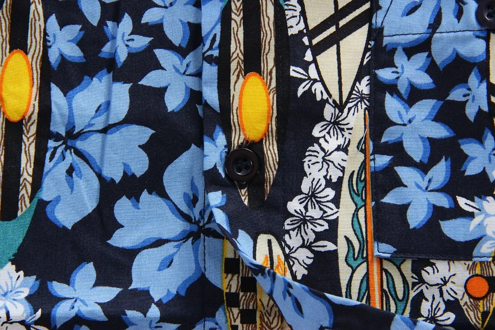 Г. новое поступление, рубашка из хлопка с цветочным рисунком гавайская рубашка для мальчиков aloha T1537