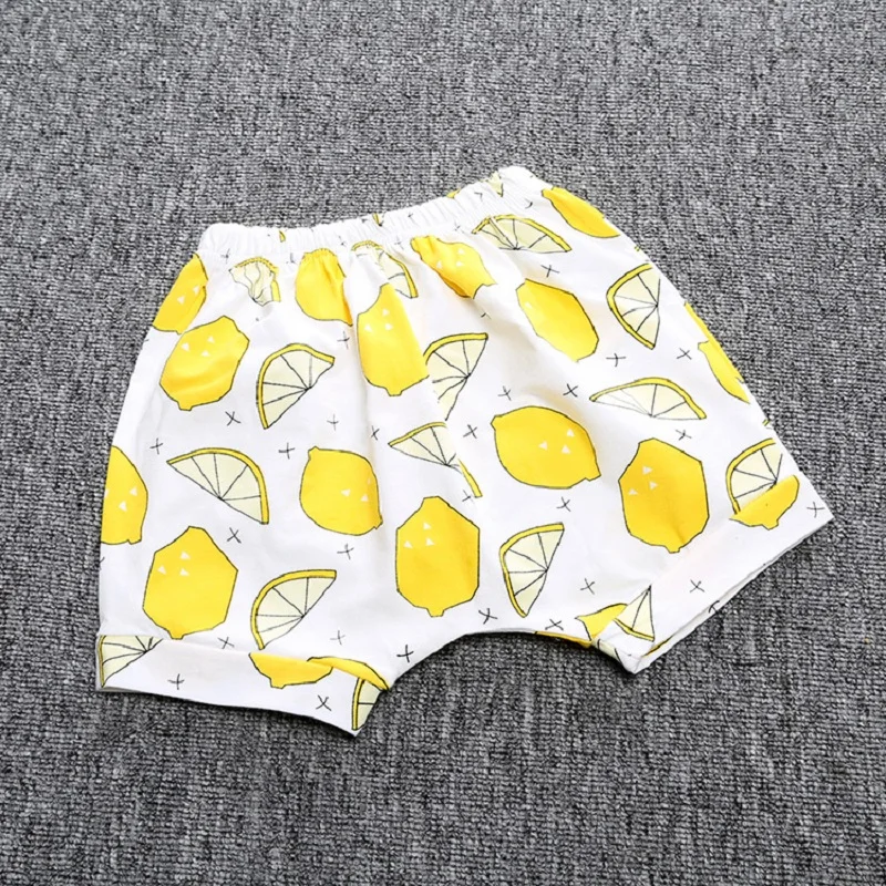 Детский hooyi/штаны для мальчиков хлопковые короткие трусики для малышей Одежда для маленьких девочек штаны-шаровары для мальчиков шорты с животными