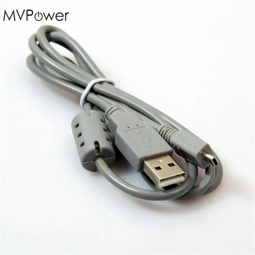 MVpower USB 8 Pin кабель синхронизации данных шнур цифровой Камера зарядный кабель для Sony A100 A200 A300 A350 A700 Универсальный серый