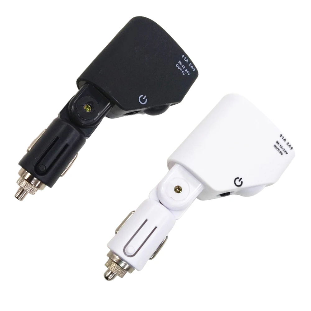 Auto Car Charger Dual USB Vehicle Charger Vehicle Smoke Point Power