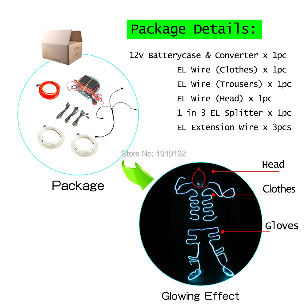 EL Wire костюмы модные EL/светодиодный DIY светящиеся костюмы светящиеся туфли светильник одежда светодиодный полосы одежда вечерние украшения