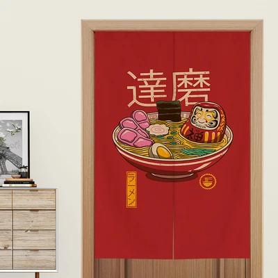 Деревянные палочки в японском стиле лапша кухонная дверная занавеска тканевый экран спальня ресторан банный Туалет декоративные подвесные занавески - Цвет: Многоцветный