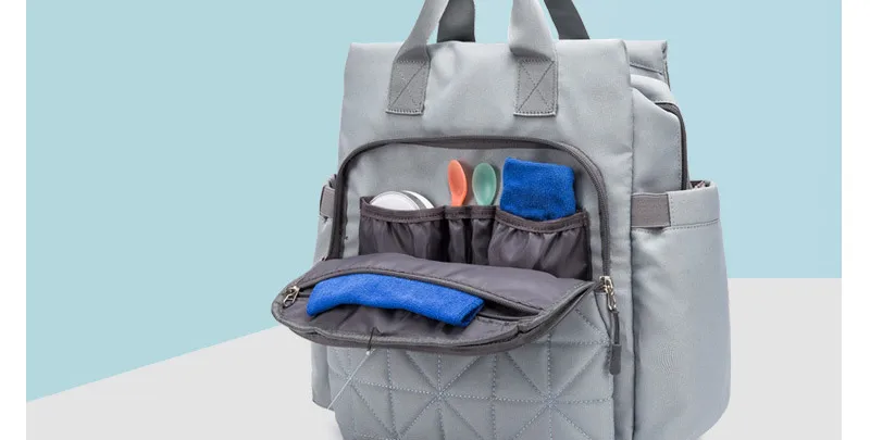 Fashion Mummy Maternity Diaper Bag Large Nursing Bag Travel Backpack Designer Stroller Baby Bag Baby Care Nappy Backpack_33
