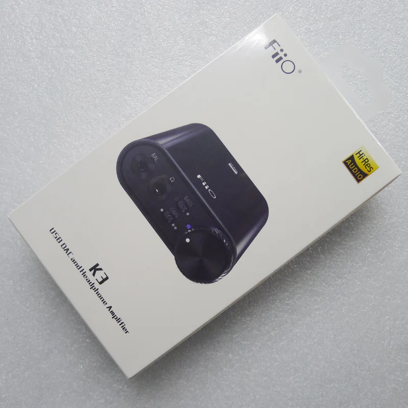 

FiiO K3 Mini Portable Headphone Amplifier Desktop AMP USB-C DAC AKM AK4452 Support Coaxial Optical Digital Outs PCM384k/DSD256