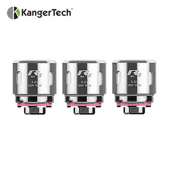 

original 3pc Kangertech VOLA Replacement Coil w/ R2-OCC Nicr 0.4ohm & R8-OCC Nicr 0.2ohm coil for Kangertech VOLA Tank ecig coil