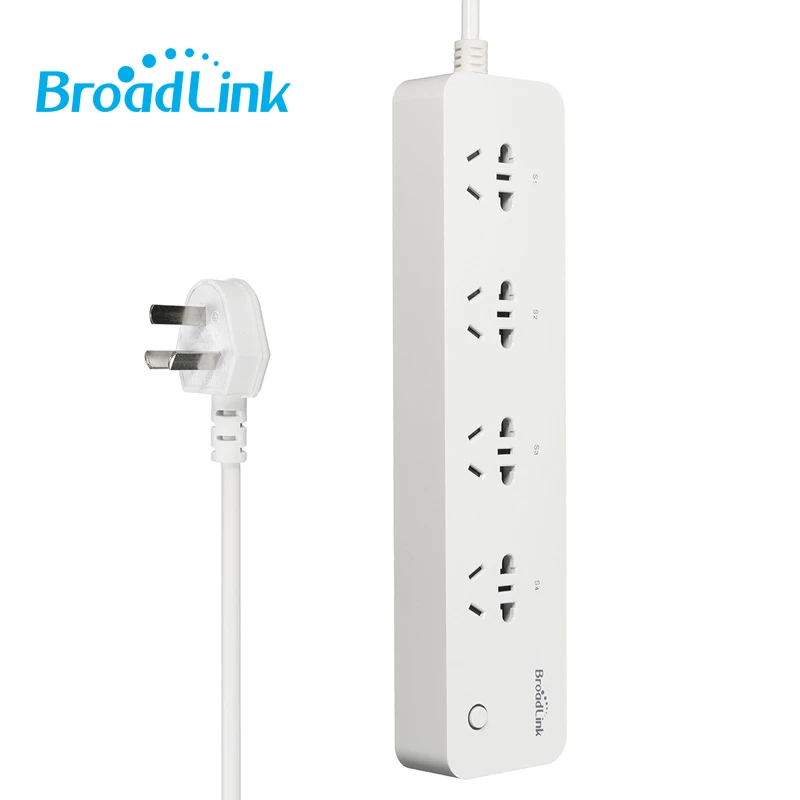 BroadLink MP1 Smart WiFi power Strip пульт дистанционного управления отдельно 4 розетки переменного тока с адаптером переключатель синхронизации экономия энергии 1,5 м
