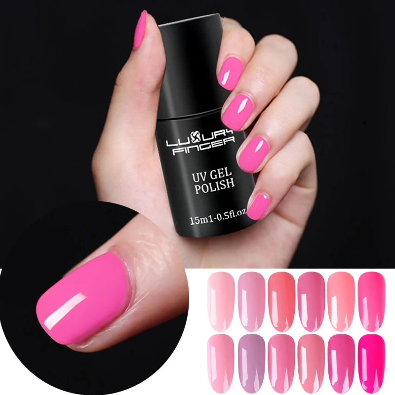 Luxury Finger 15ML Non Cleansing Top Coat & Base Coat Soak Off UV Gel