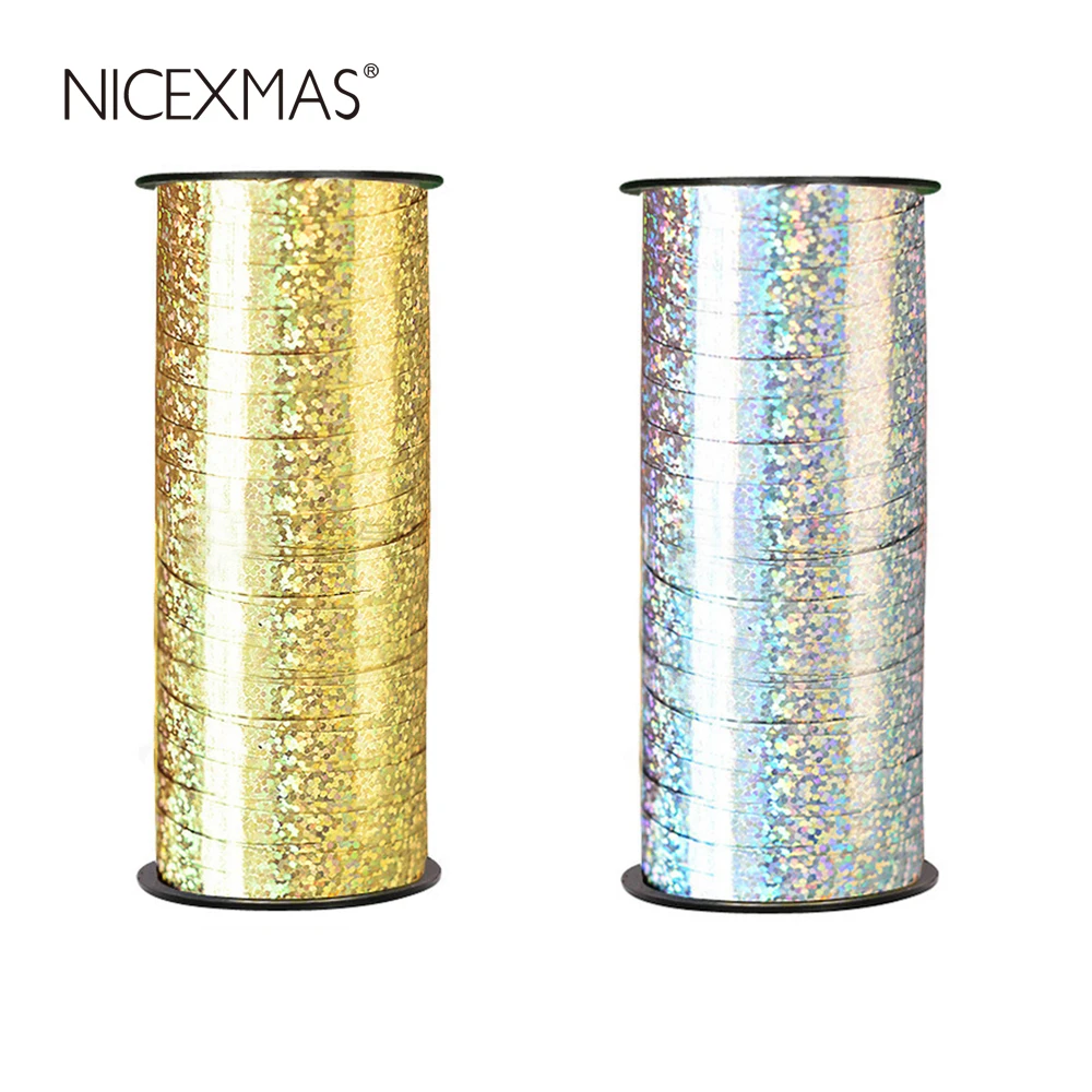 Лента для завивки NICEXMAS 100 ярдов рулон лент вечеринок фестивалей флористов