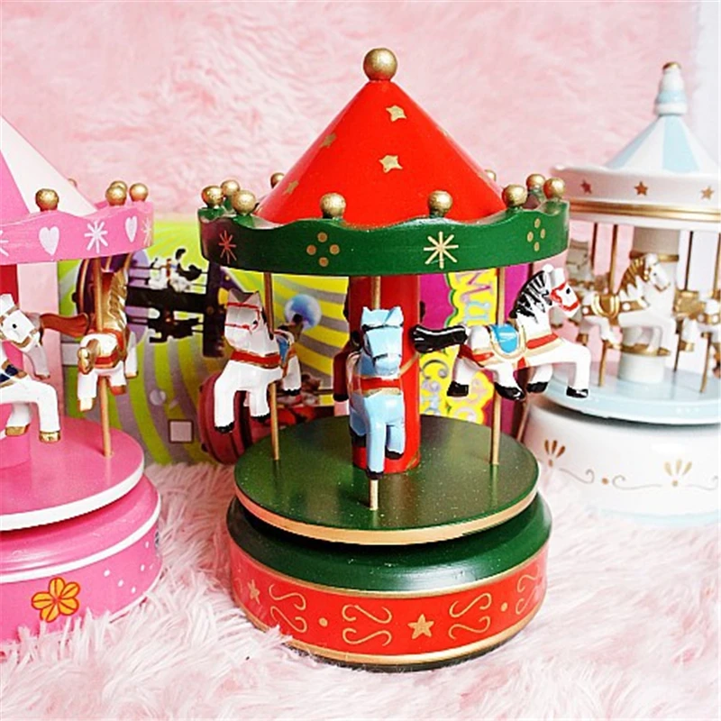 7 Colors Merry Go Round font b Music b font font b Box b font Carousel