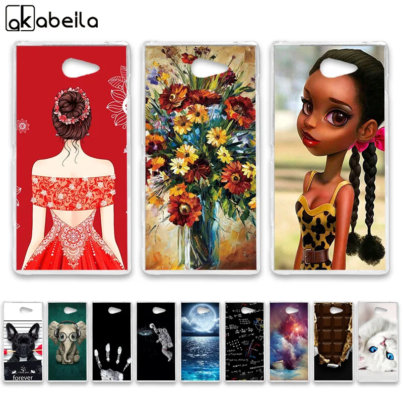 

Cases For Sony Xperia M2 Case Silicone Flamingo Bumper For Sony Xperia M2 S50H D2303 D2305 D2306 D2302 Covers Fundas Coque Capa
