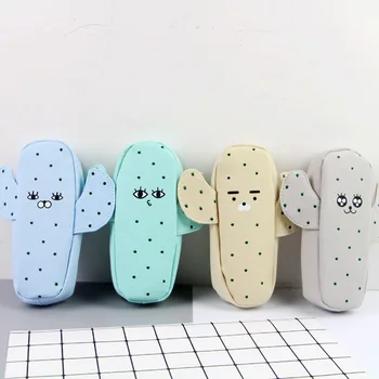 

1pcs 49781 Korea stationery wholesale XZ-MMKXR01 sprouting cactus pencil bag pencil bag stationery bag