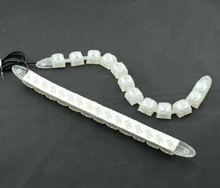 

extendable snake shape LED DRL daytime running light 12leds free shipping
