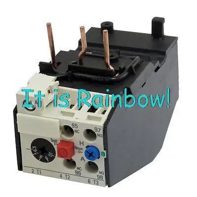 

Free Shipping JRS2-12.5 3 Pole 6.3-10A Current Thermal Overload Relay
