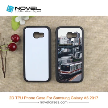 

Soft rubber 2d tpu sublimation case for Samsung A5 2017,with metal insert