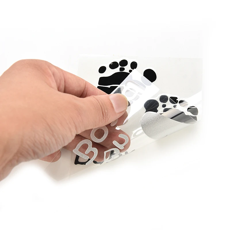 Baby on Board Baby Footprints Car Sticker Cute Letter Safety Warning Window T...