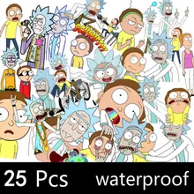 25Pcs Cartoon Rick and Morty Sticker for Car Laptop Luggage Skateboard Motorcycle Decal Kids Classic Toy Stickers 25Pcs Cartoon Rick and Morty Sticker for Car Laptop Luggage Skateboard Motorcycle Decal Kids Classic Toy Stickers