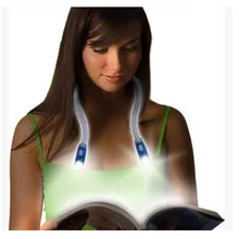 Светодиодный гибкий фонарик на шею с громкой связью на шею лампа для чтения книг Новинка светодиодный ночник вспышка свет кемпинг свет для вязание крючком чтение