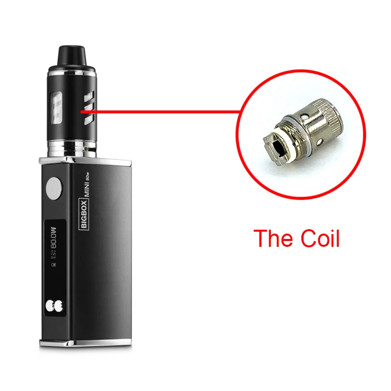 LEXINTONG L80 Vape Coils Bigbox mini 80 Вт мод коробка катушка головка атомайзер ядро клиромайзер