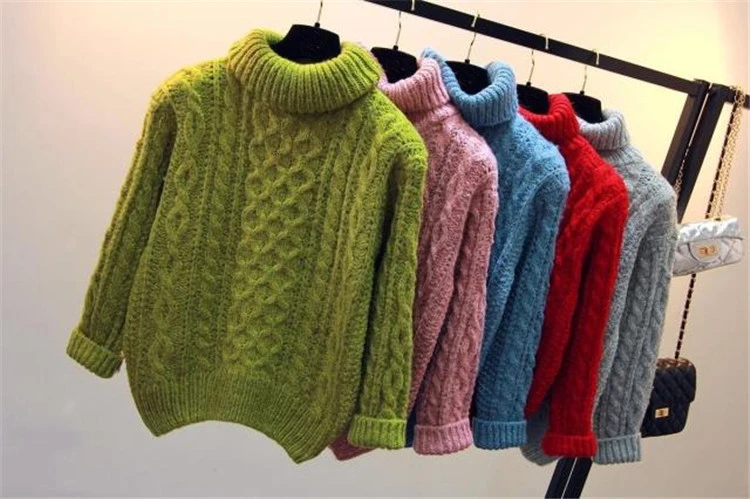 Хит, осенний и зимний Стильный пуловер с длинным рукавом, вязаный женский свитер