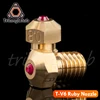 Trianglelab buse rubis haute température T-V6 1.75 MM pour E3D V6 HOTEND Compatible avec PETG ABS PEI PEEK NYLON etc. buse rubis ► Photo 1/3
