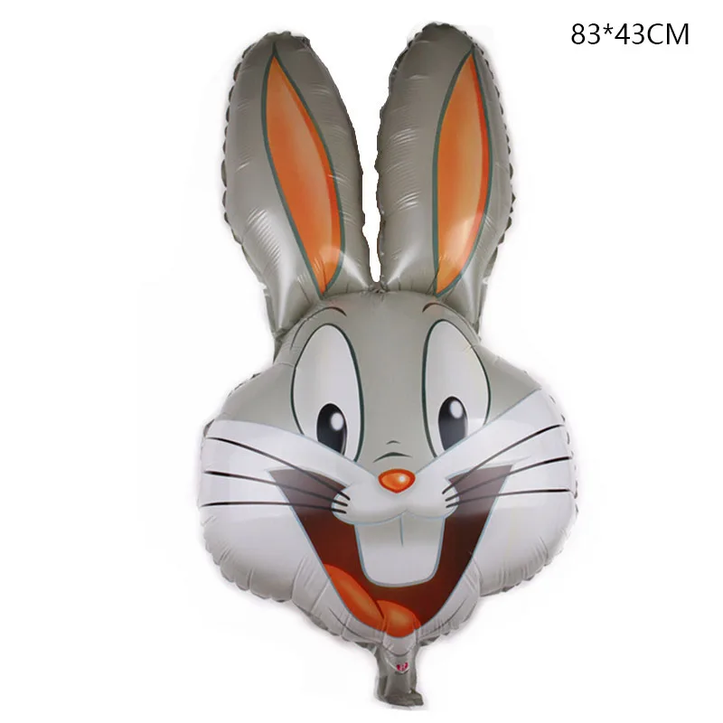1 шт. 86*45 см Bing Банни фольгированный шар мультфильм кролик воздушные шарики в виде животных игрушки для детей день рождения украшения Globos