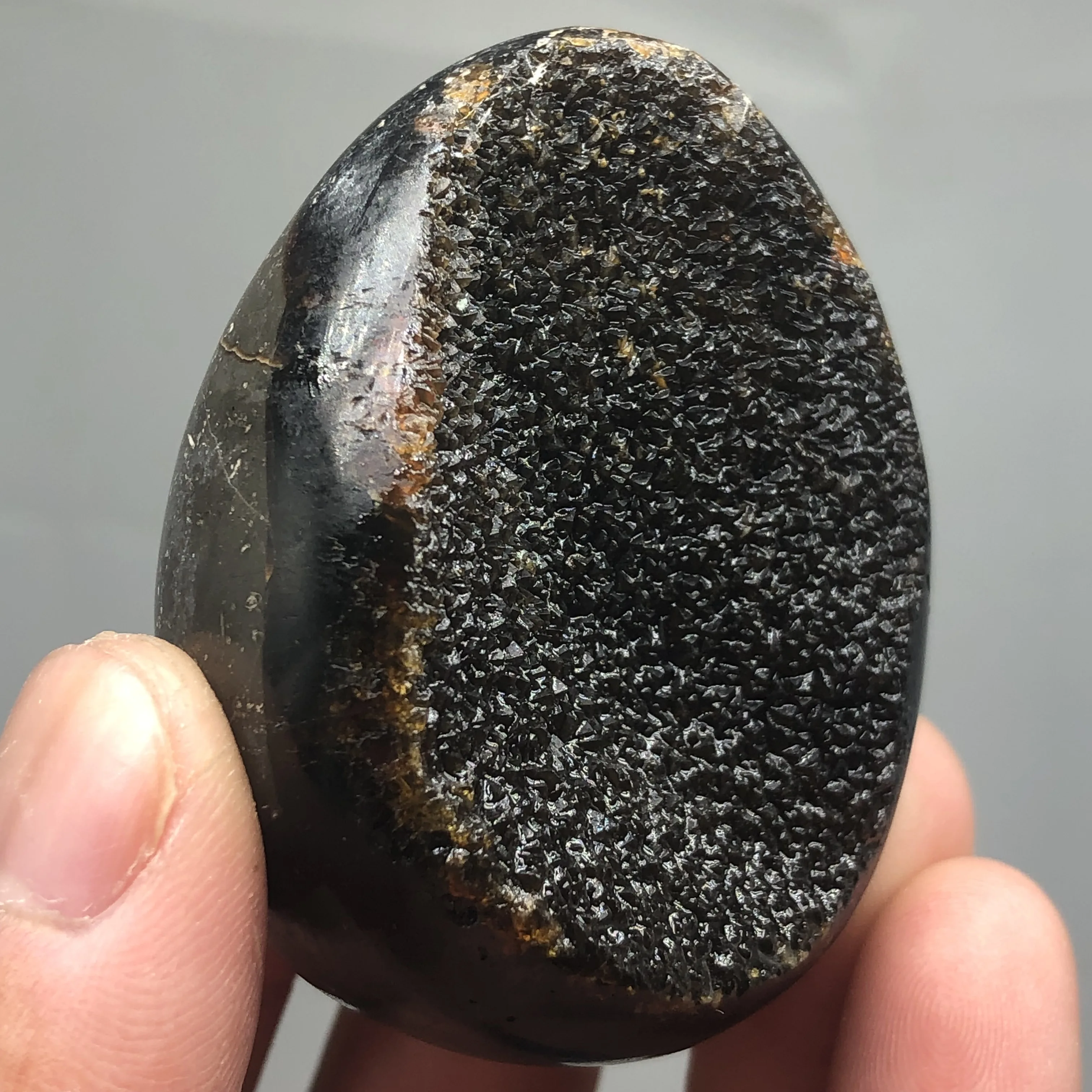 50-55 мм Натуральная черепаха задняя каменная яйцо Хрустальная пещера, идеальное заживление
