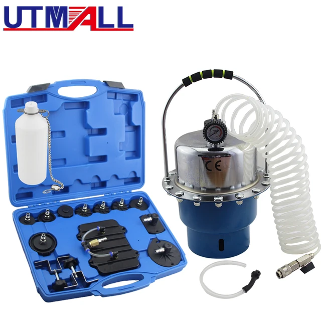 Kit de purgador de frenos de coche Manual, cambiador de llenado hidráulico,  bomba de vacío, herramienta de repostaje, botella de aceite, presión de  fluido, sangrado, 3L - AliExpress