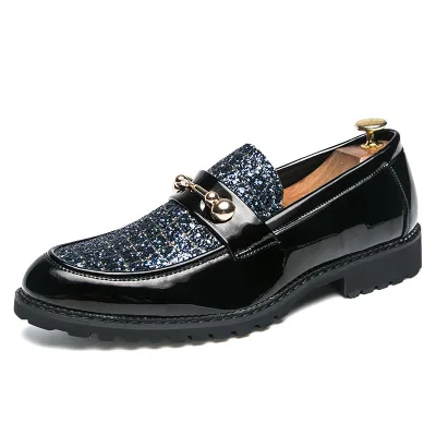 Г.; итальянские взрывные кожаные мужские лоферы; дизайнерская обувь для вождения без шнуровки; мужские роскошные брендовые мягкие Лоферы высокого качества; большие размеры - Цвет: 3 blue