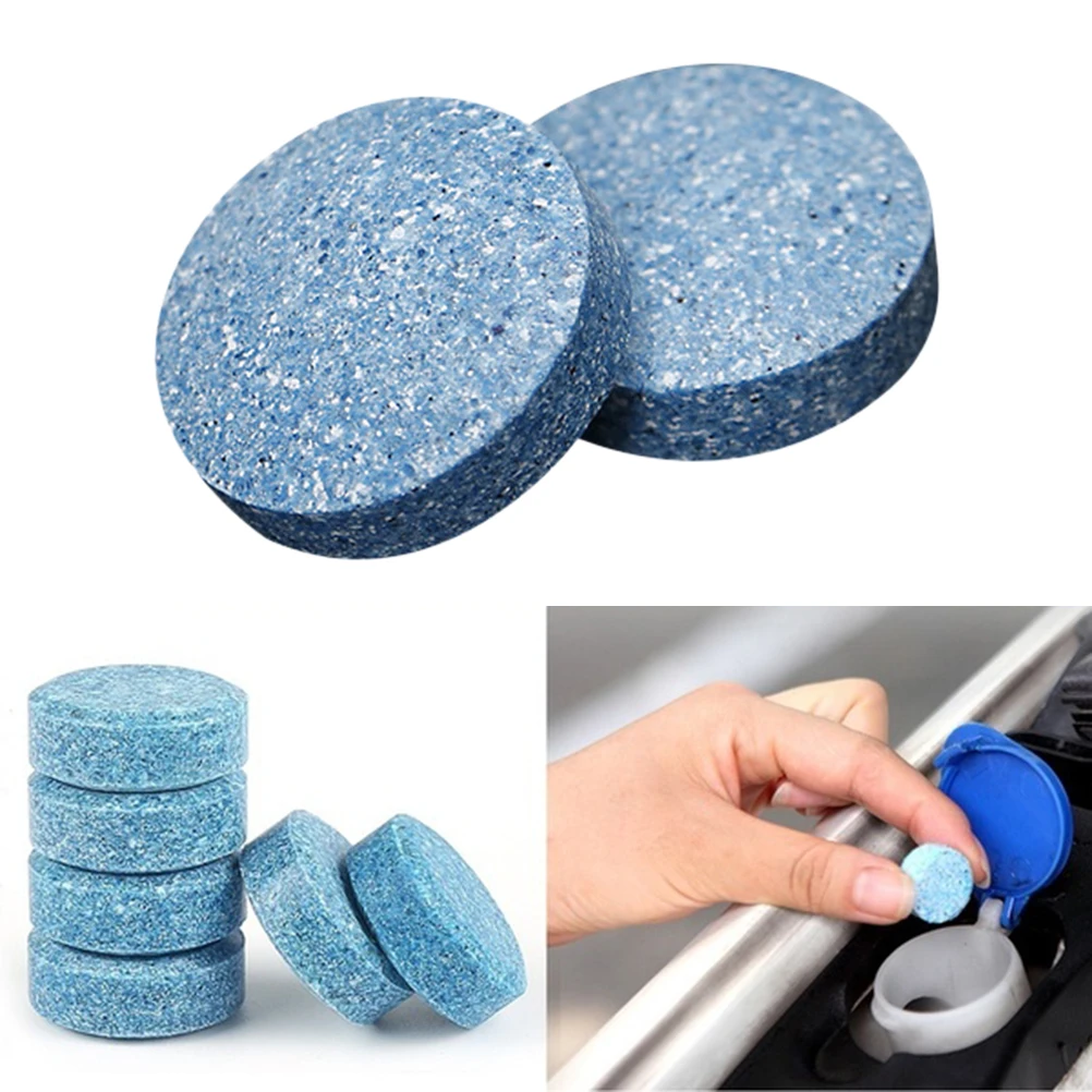 

20pcs Car Washing Pills Effervescent Tablets Concentrated Solid Wiper And Windshield Cleaner Effective Washer