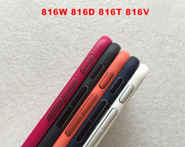 

Black/White/Red/Blue/Orange Y New Housing Power Button,Volume Button Cover For HTC Desire 816 D816T D816W 816D free ship