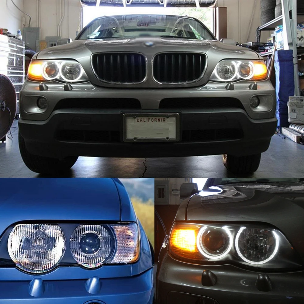 Led angel eyes for BMW E53-4