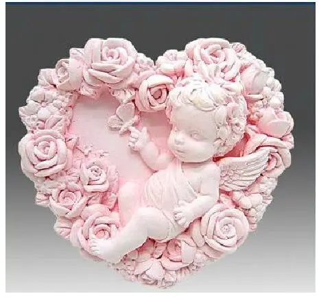 rose angel Soap mould / manual soap mold / silica gel molds