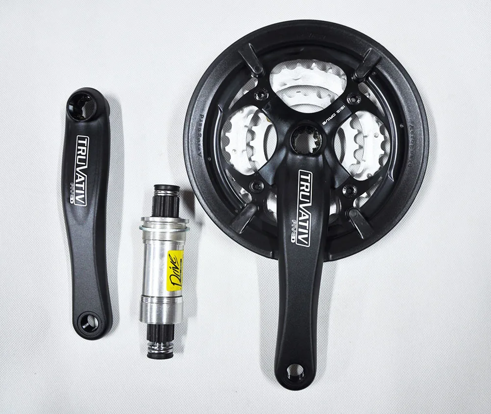 

TV 42*32*22 175 mm 7 8 9 10 speed ISIS 10 thread aluminum alloy MTB chain wheel crank set