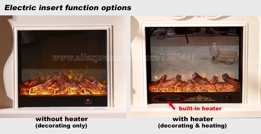 Камин набор W150cm Европейский стиль chimneypiece твердая деревянная каминная доска плюс Электрокамин вставной блок гостиной декоративный обогреватель