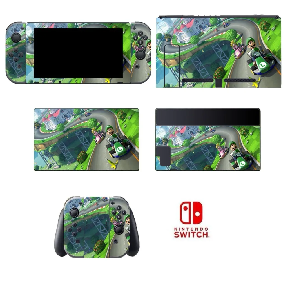 Супер MARI0 Kart виниловая наклейка защитная для Kind Switch skins наклейка s NS консоль nindoswitch