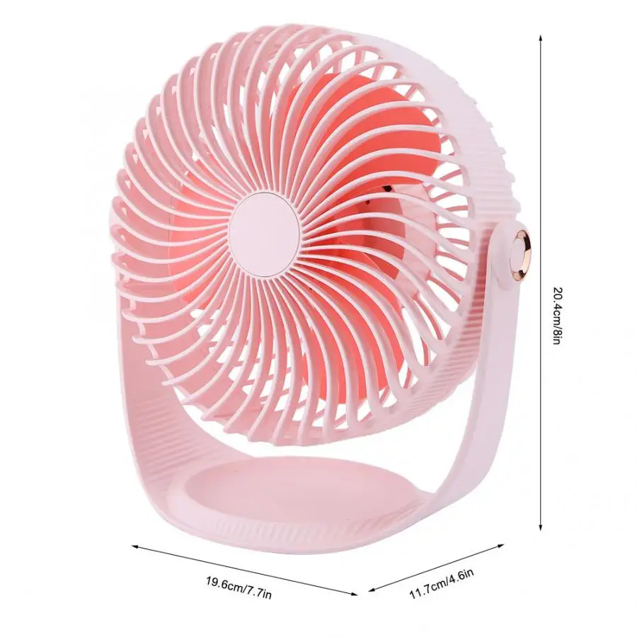 7 дюймовый настольный вентилятор вращающийся мини USB регулируемый ветра вентиляторы таблицы инструмент