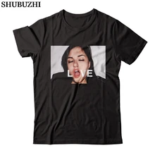 Мужская серая футболка с коротким рукавом, топ с надписью «Sasha Love» shubuzhi,, новая модная брендовая забавная футболка с круглым вырезом большого размера