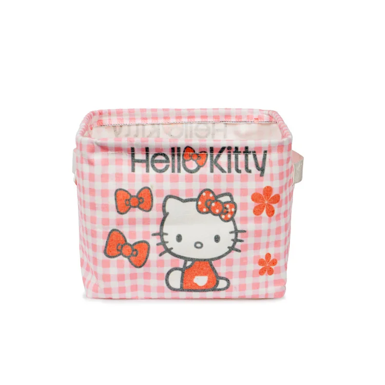 Hello kitty Melody тканевая настольная косметика для хранения ящик-органайзер для хранения косметики Органайзер коробка для хранения