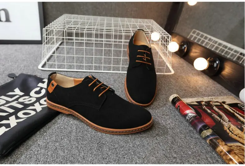 Men's Casual Shoe moccasins mens breathable men casual shoes size 48 oxford shoes for men 2018 oxfords sizes 45 46 47 48 (8)