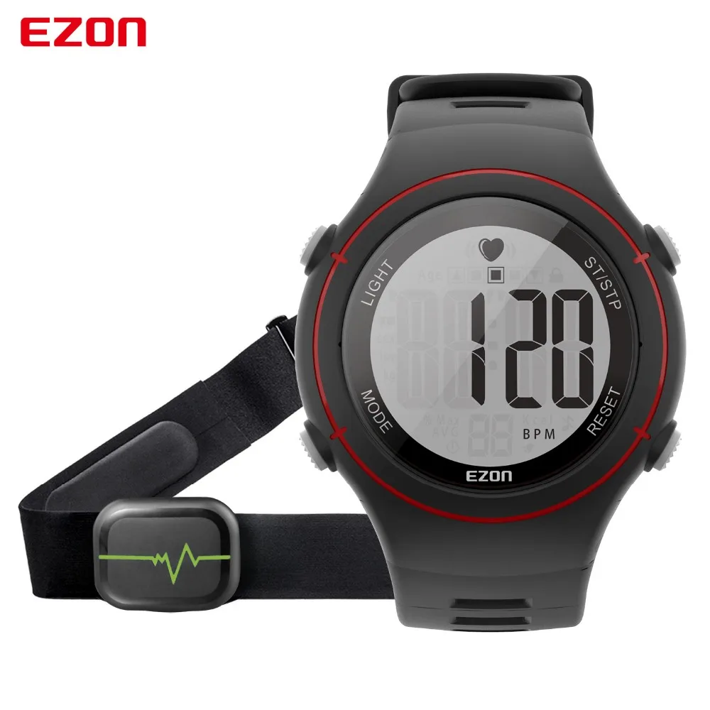 Спортивные наручные часы EZON T037 для мужчин и женщин цифровые уличные Смарт-часы с