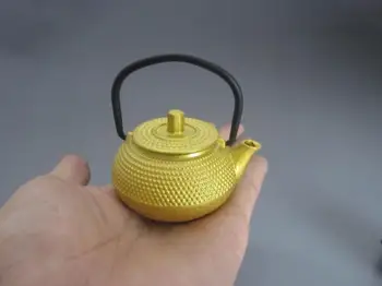 

Mini cast iron small teapot, old iron pot boiled teapot tea, palm mini teapot