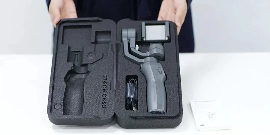 DJI Osmo Mobile 2 Ручной Стабилизатор 3-осевой портативный монопод с шарнирным замком с переменным фокусным расстоянием Управление панорама плавное воспроизведение видео движения таймлапс для смарт телефона