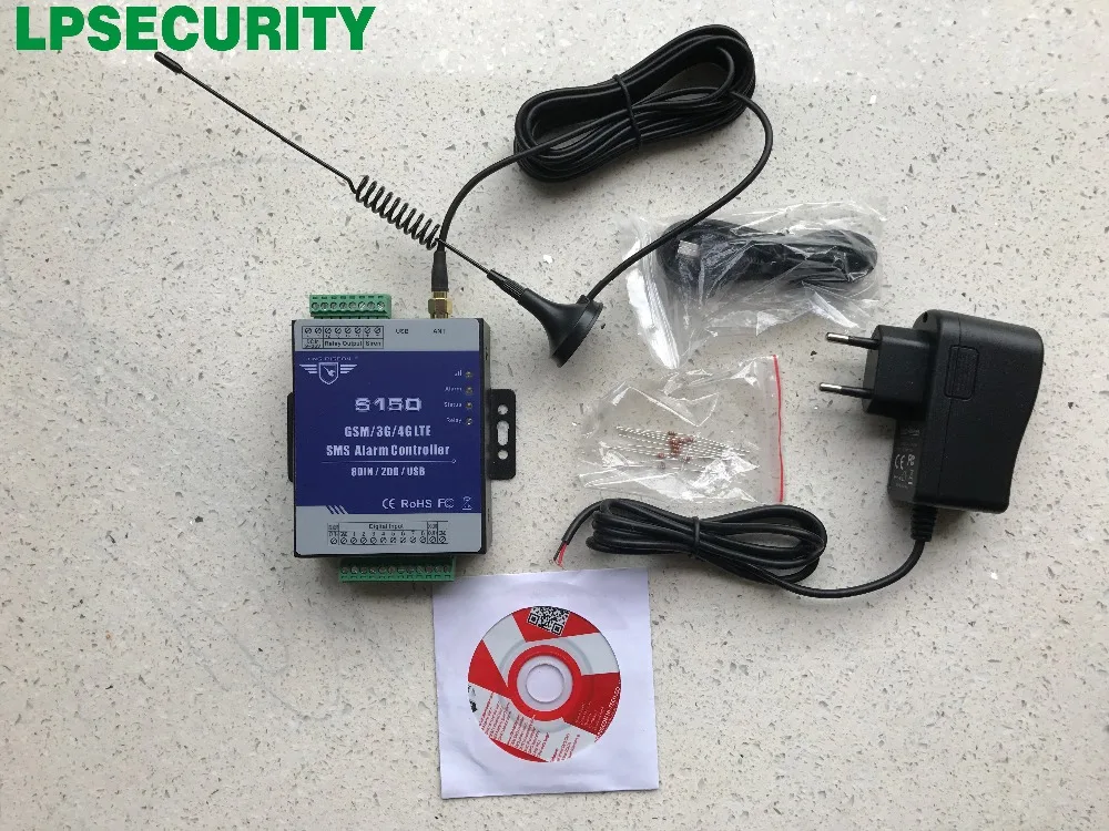 240 В переменного тока/3 А Стандартный gsm sms RTU контроллер домашней автоматизации с 8