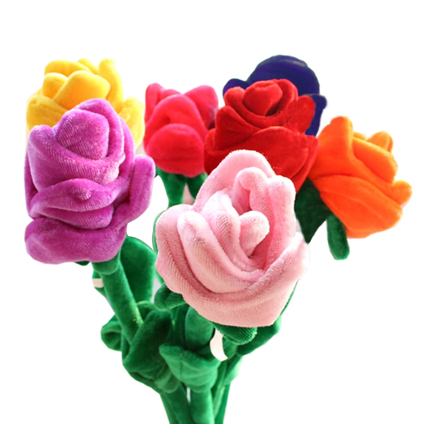 Household Toys Cartoon Multifunctional Smile Sunflowers Plush Plants Baby Bed Room Decoration Gift