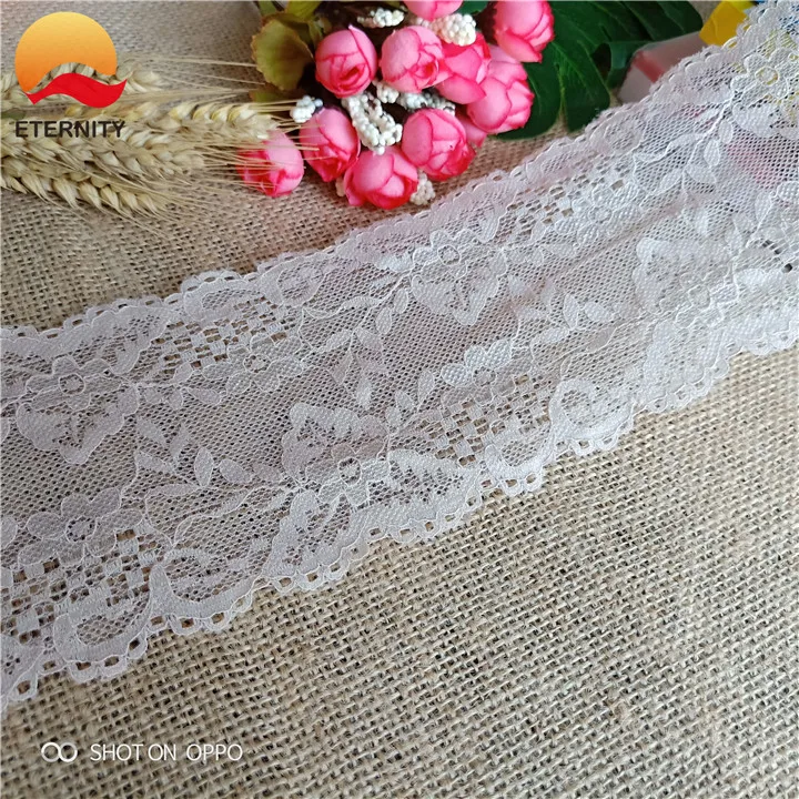 

free shiping 5Y/Lot 9cm S1469 Wide Stretch Elastic Lace Edge Trim Sewing Supplies Handmade Garments Accessories On Sale