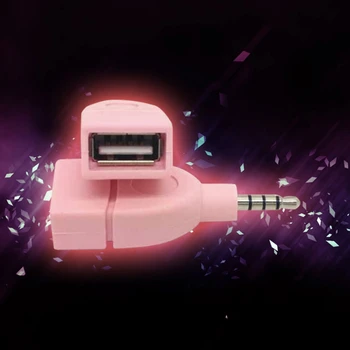 

Converter Adapter USB 2.0 Female To 3.5mm Male AUX Audio Durable Car Plug Jack