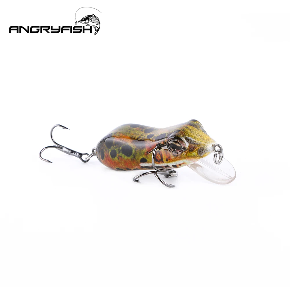 Angryfish/Лидер продаж 2 шт. 63 мм 10 г рыболовная приманка Bionic Frog жесткая искусственная